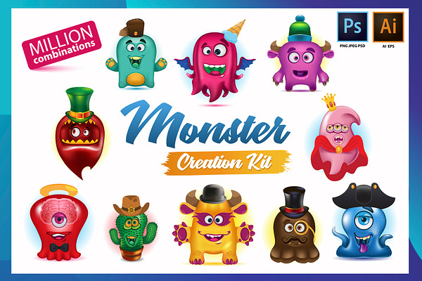 Monsters Creative Kit