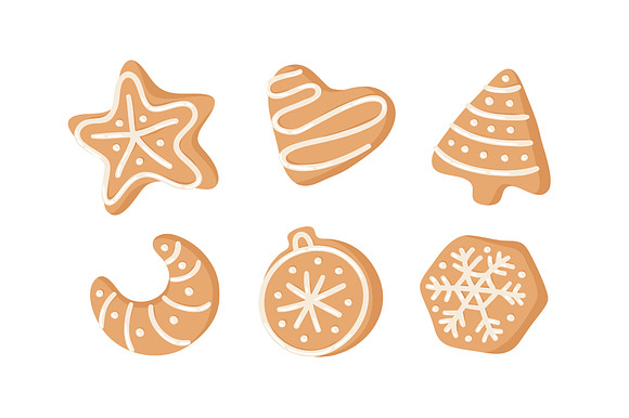 Gingerbread Cookies, Font & Patterns in Objects - product preview 4