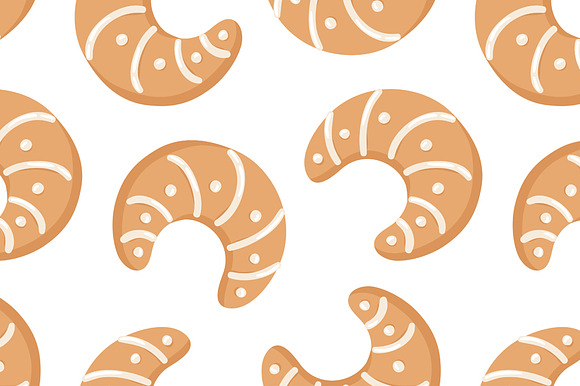 Gingerbread Cookies, Font & Patterns in Objects - product preview 12