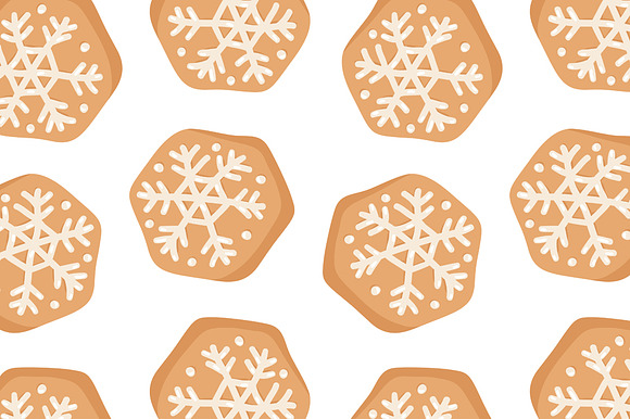 Gingerbread Cookies, Font & Patterns in Objects - product preview 14