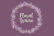 Flat Floral Frames