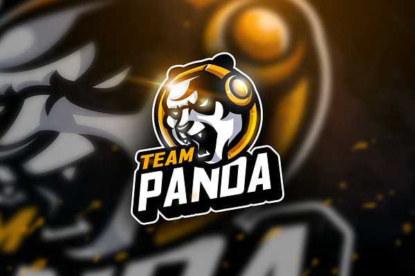 Panda Team - Mascot & Esport Logo