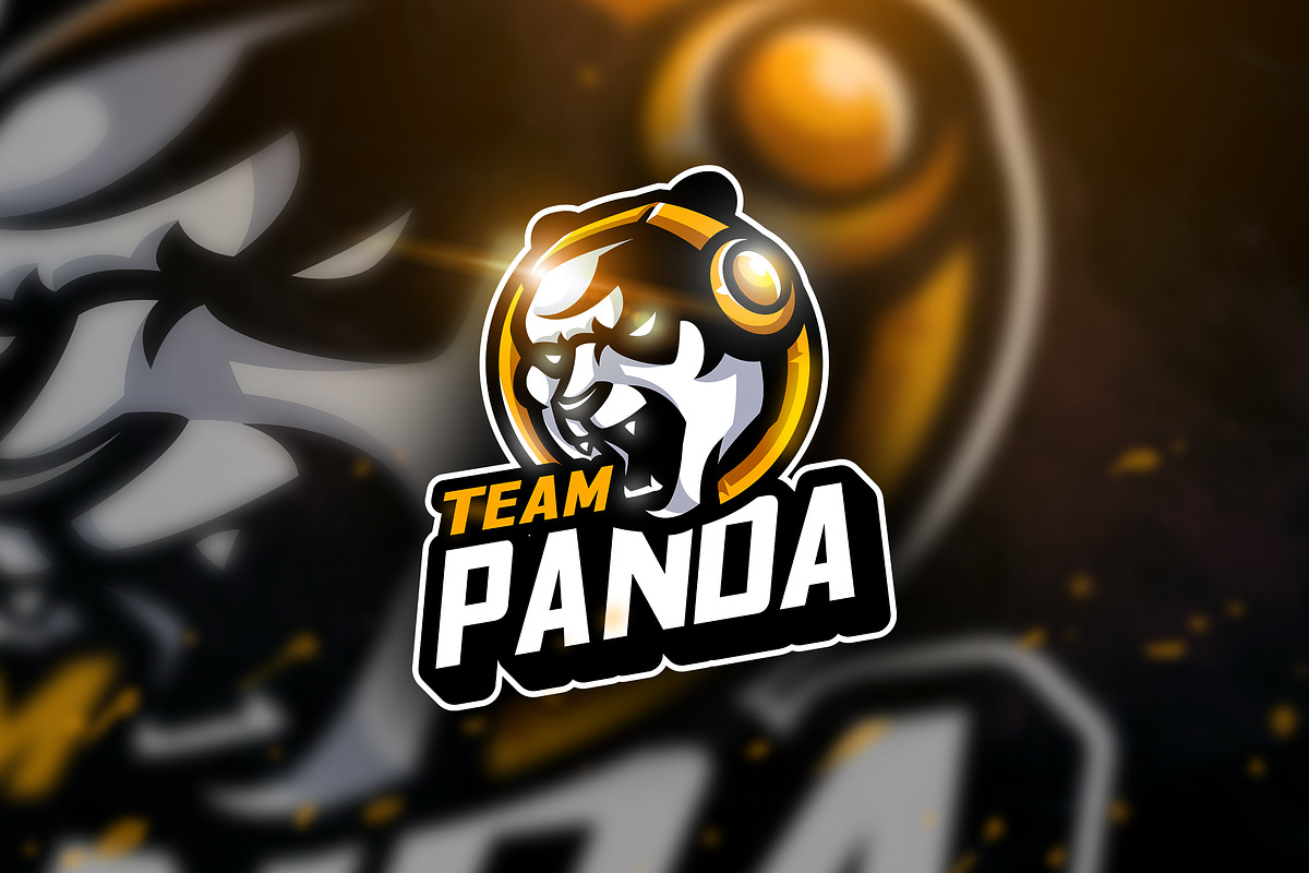 Panda Team - Mascot & Esport Logo in Logo Templates - product preview 8