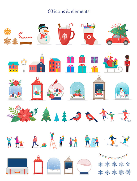 Magic Winter - Christmas scenes  in Illustrations - product preview 7