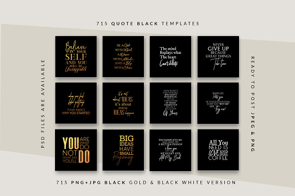 2193 Mega Bundle Instagram Quotes in Instagram Templates - product preview 11