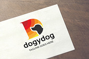 Letter D - Dogydog Logo
