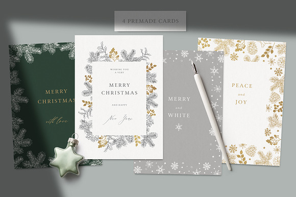 Elegant Christmas collection in Illustrations - product preview 3