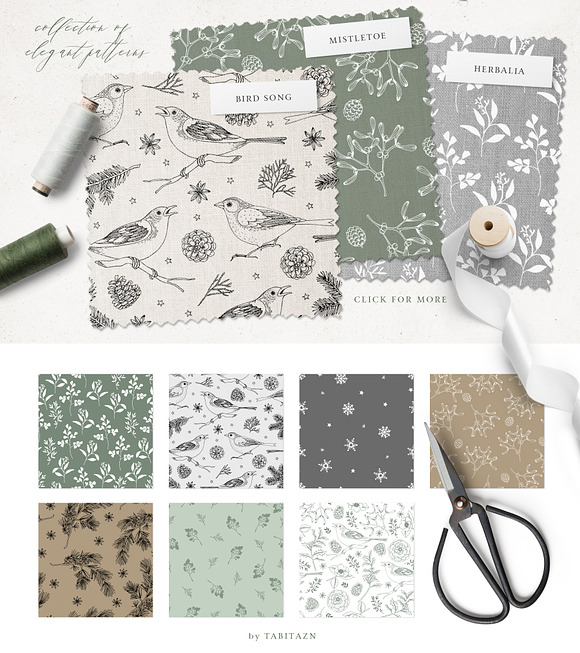 Elegant Christmas collection in Illustrations - product preview 9