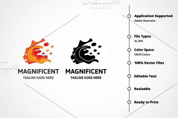Magnificent Logo in Logo Templates - product preview 5