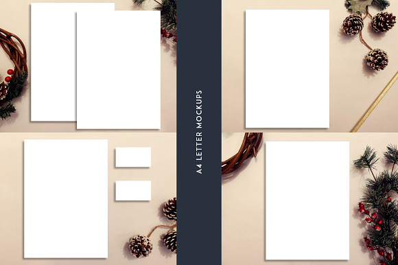 12 Christmas Mockups + Backgrounds in Print Mockups - product preview 1