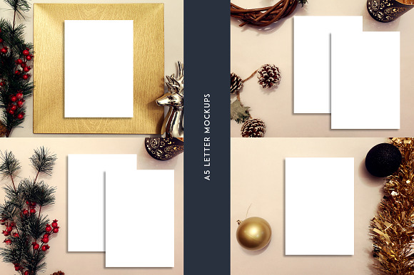 12 Christmas Mockups + Backgrounds in Print Mockups - product preview 3