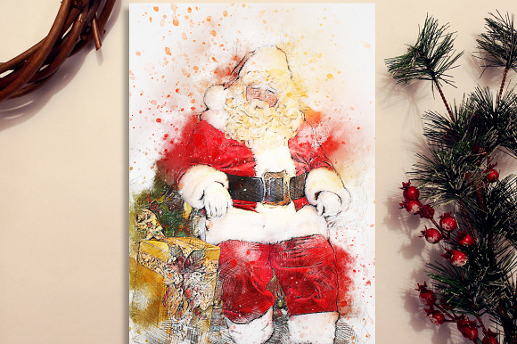 12 Christmas Mockups + Backgrounds in Print Mockups - product preview 7