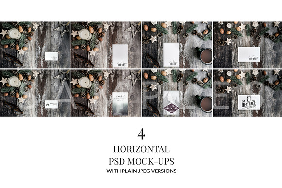 Rustic Holidays Set in Social Media Templates - product preview 1