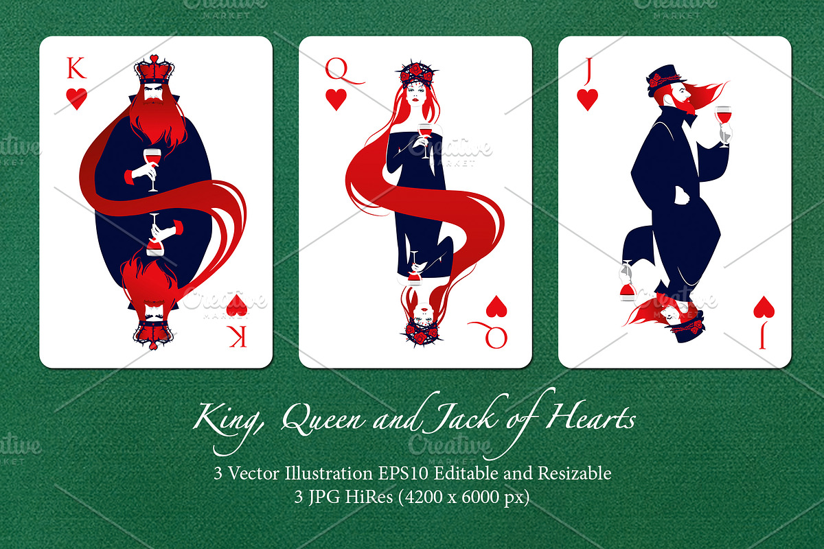 Deck's Figures: Hearts in Illustrations - product preview 8