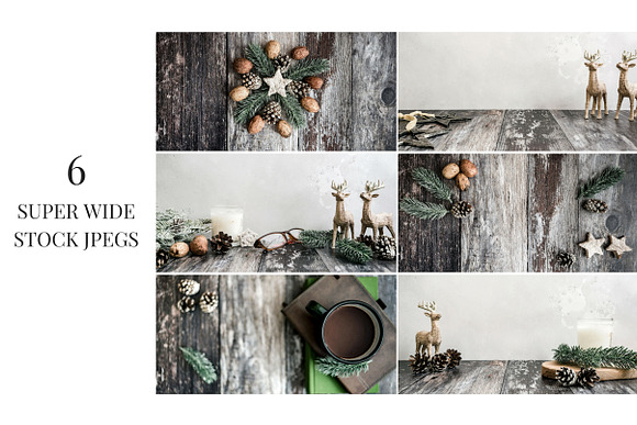Rustic Holidays Set in Social Media Templates - product preview 8
