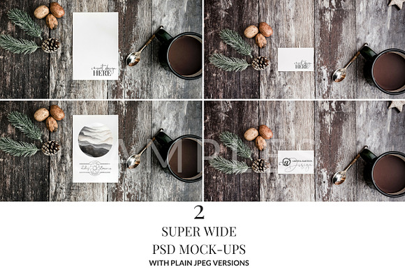 Rustic Holidays Set in Social Media Templates - product preview 9
