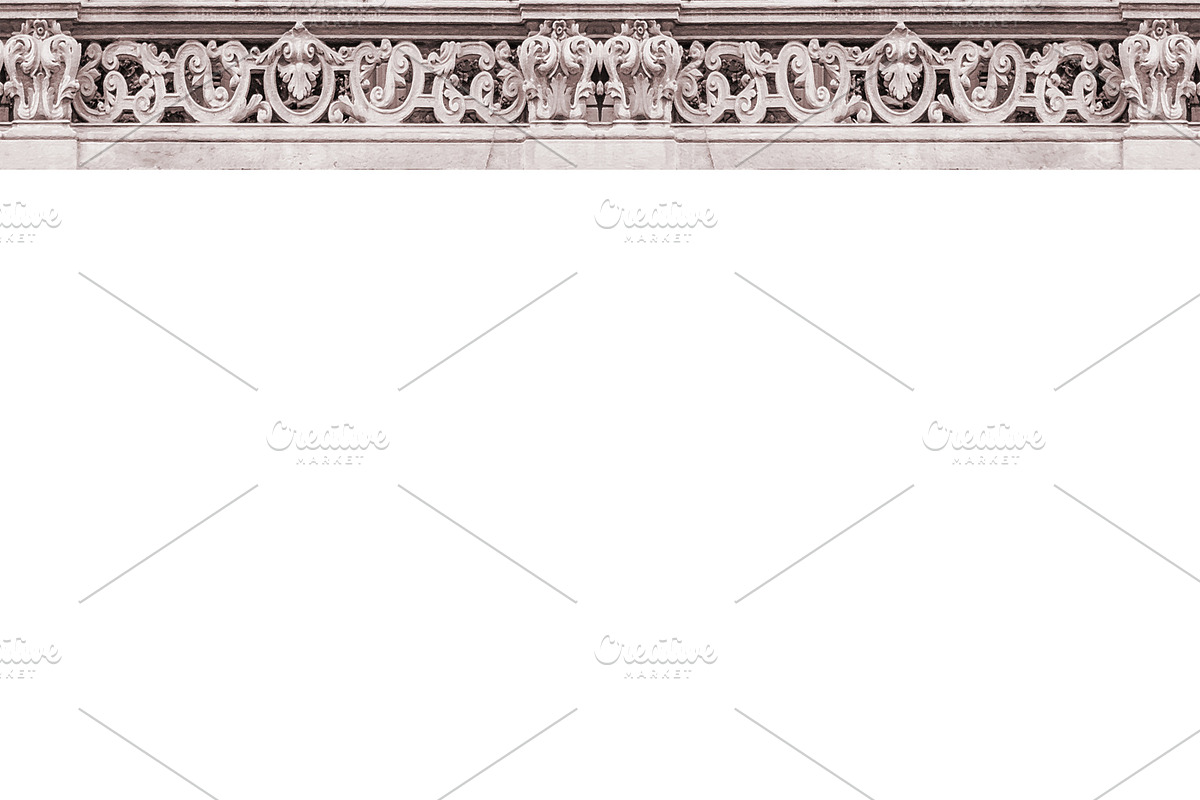 White Frame with Decorated Borders in Illustrations - product preview 8
