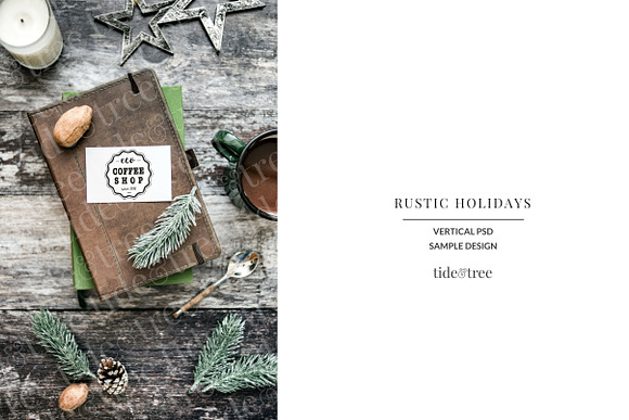 Rustic Holidays | Vertical No 4 in Pinterest Templates - product preview 1
