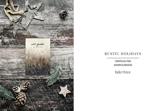 Rustic Holidays | Vertical No 6 in Pinterest Templates - product preview 1