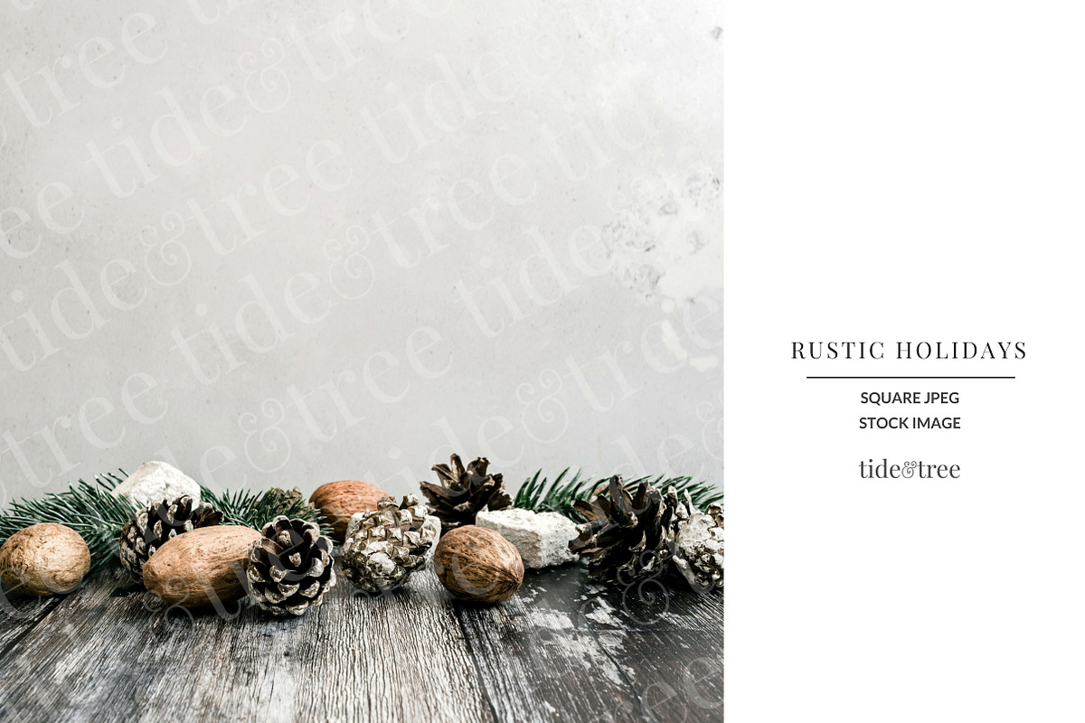 Rustic Holidays | Square No 8 in Social Media Templates - product preview 8