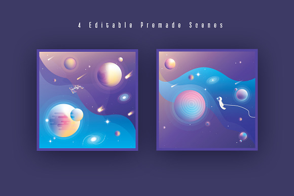 Vibrant Universe Creator in Illustrations - product preview 15