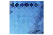 Blizzard Blue Abstract Low Polygon B