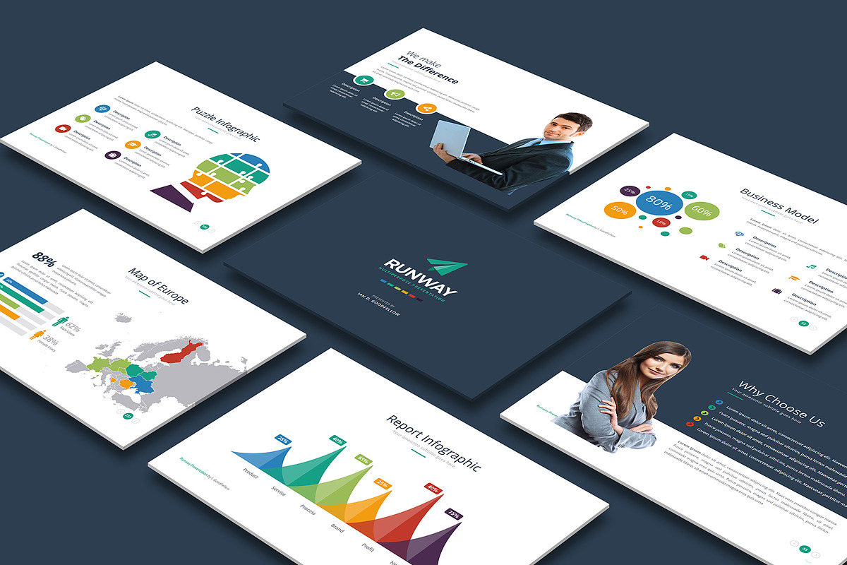RUNWAY PowerPoint Presentation in PowerPoint Templates - product preview 8