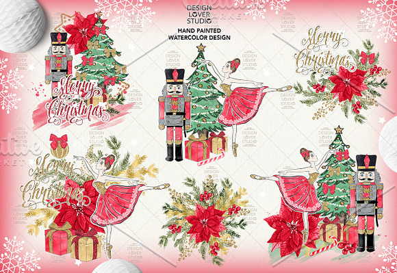 Nutcracker red design in Illustrations - product preview 1