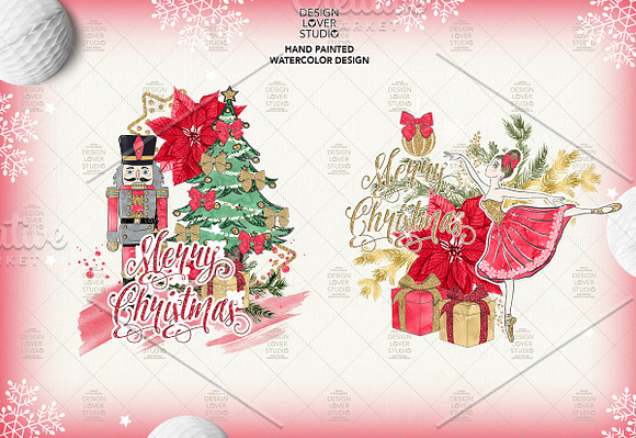 Nutcracker red design in Illustrations - product preview 3