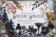 Watercolor Witchy Winter