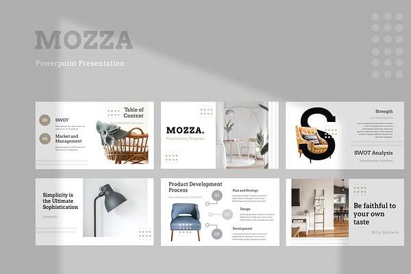 Mozza Furniture Powerpoint