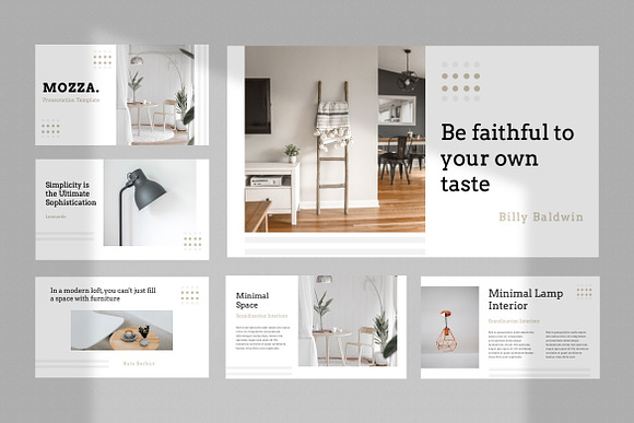 Mozza Furniture Keynote in Keynote Templates - product preview 1