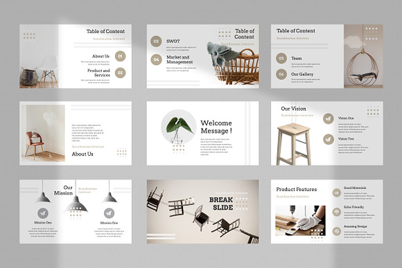 Mozza Furniture Keynote in Keynote Templates - product preview 2