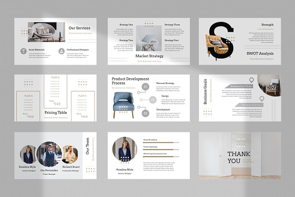Mozza Furniture Keynote in Keynote Templates - product preview 3