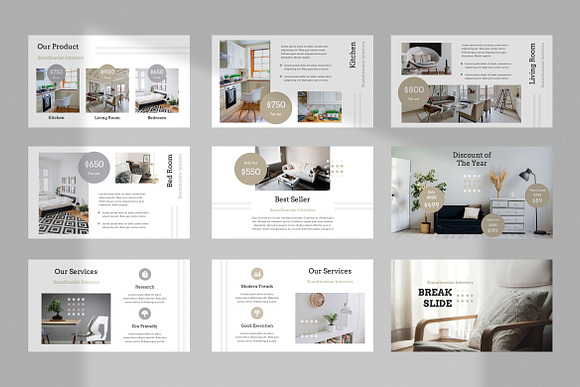 Mozza Furniture Keynote in Keynote Templates - product preview 4