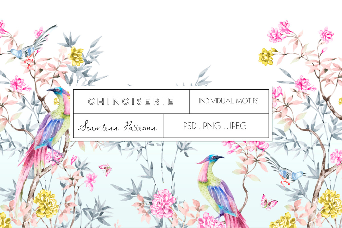 Chinoiserie #02 Exquisite design! in Patterns - product preview 8