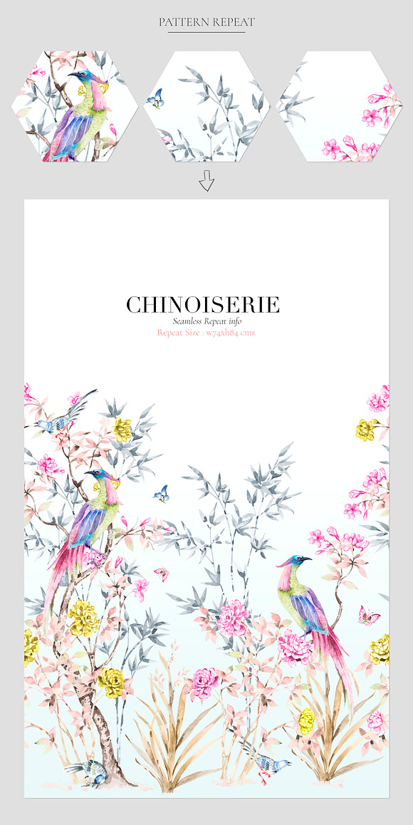 Chinoiserie #02 Exquisite design! in Patterns - product preview 3