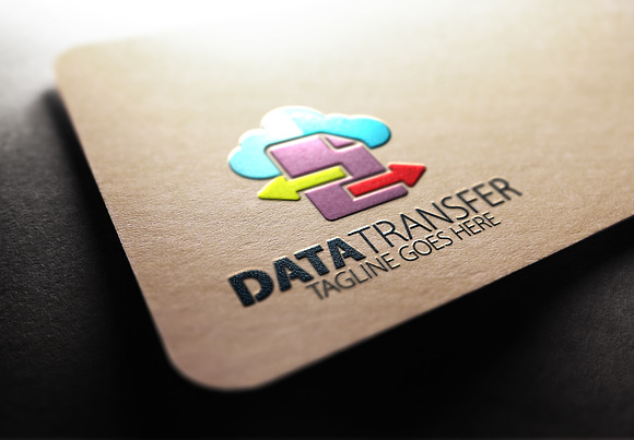 Cloud Data Transfer Logo in Logo Templates - product preview 6