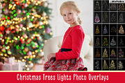 Christmas Trees Lights Overlays