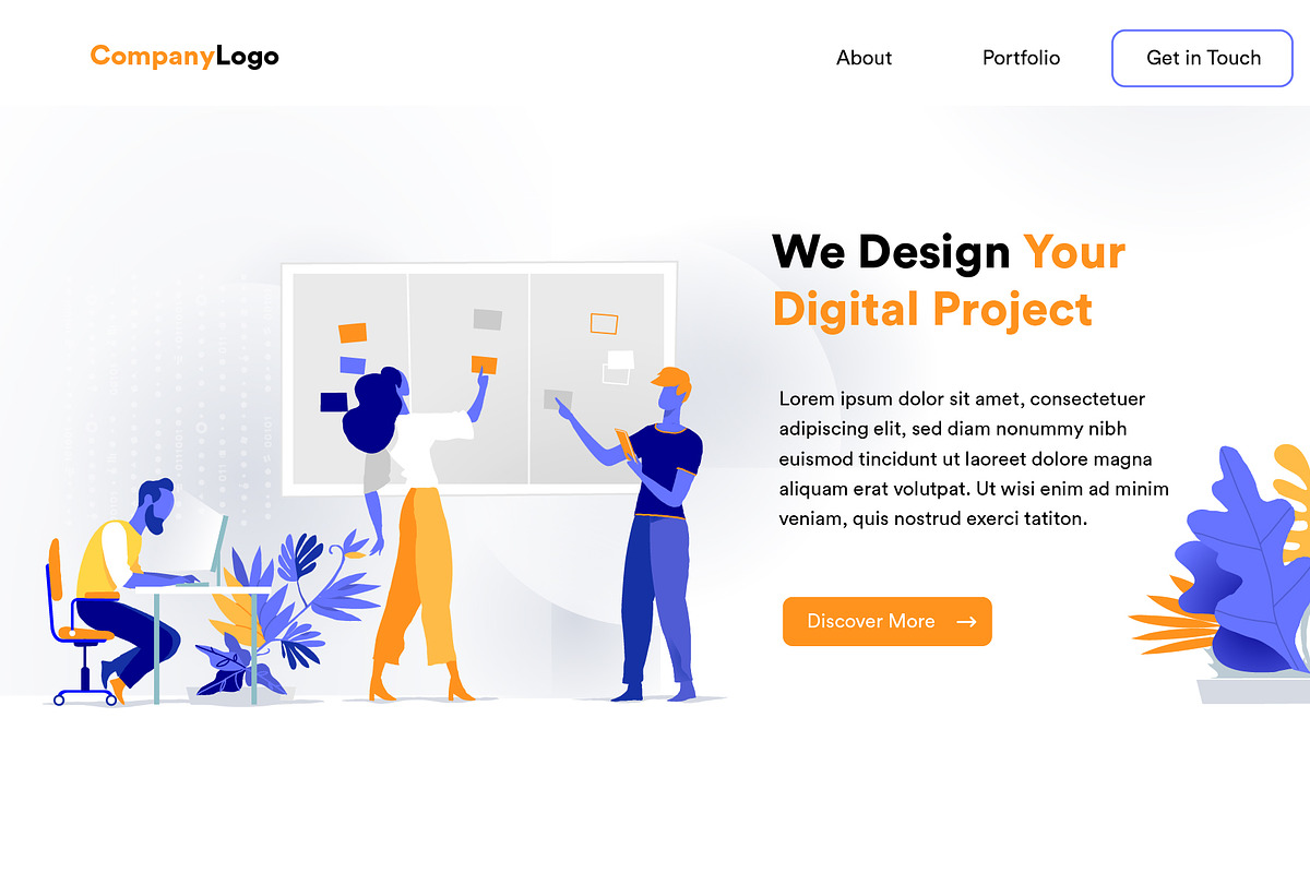 Digital Startup | Homepage Templates in Illustrations - product preview 8