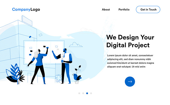 Digital Startup | Homepage Templates in Illustrations - product preview 2