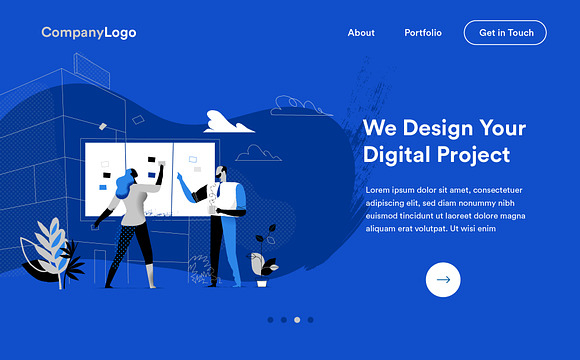 Digital Startup | Homepage Templates in Illustrations - product preview 3
