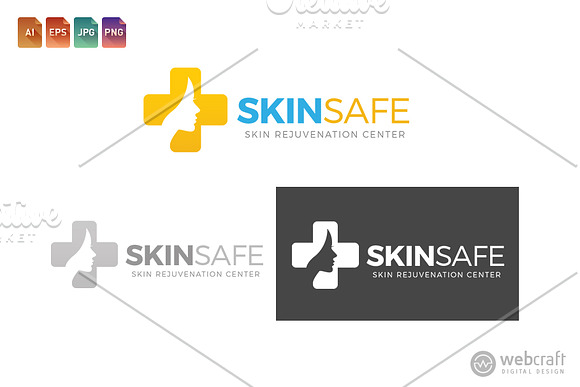 Beauty Dermatology Logo Template 7 in Logo Templates - product preview 1