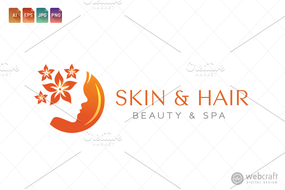 Beauty Dermatology Logo Template 9