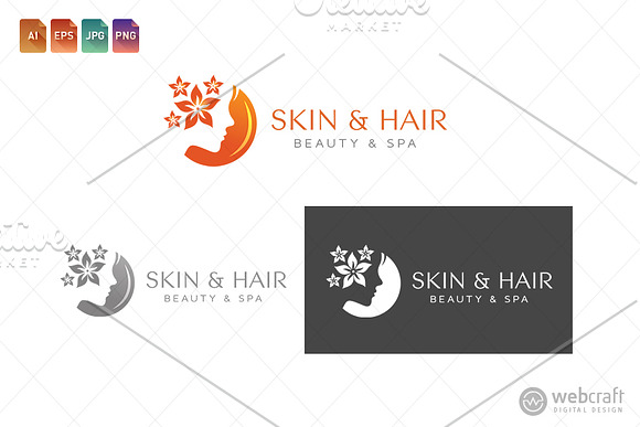 Beauty Dermatology Logo Template 9 in Logo Templates - product preview 1
