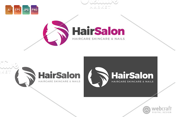 Beauty Dermatology Logo Template 10 in Logo Templates - product preview 1