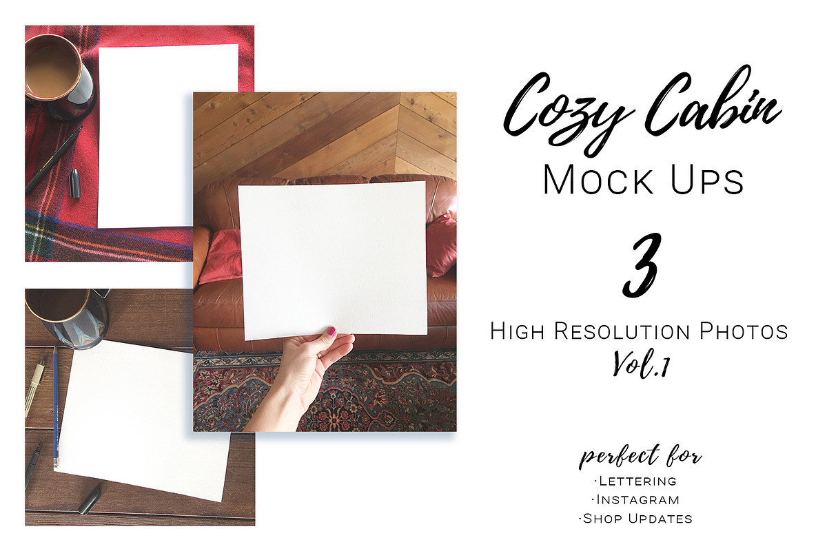 Cozy Cabin Mock Ups | Vol. 1  in Product Mockups - product preview 8