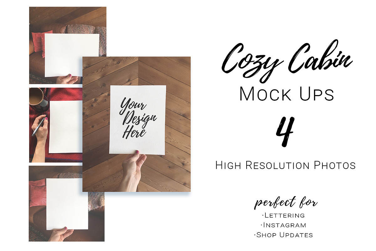 Cozy Cabin Mock Ups | Vol. 2  in Product Mockups - product preview 8