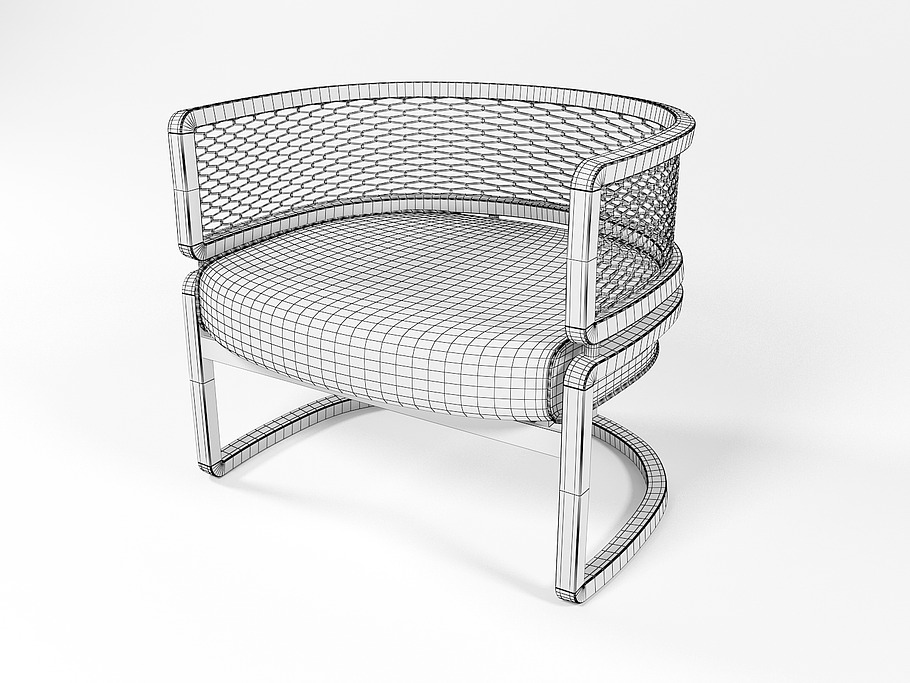 Armchair 0511 in Furniture - product preview 9