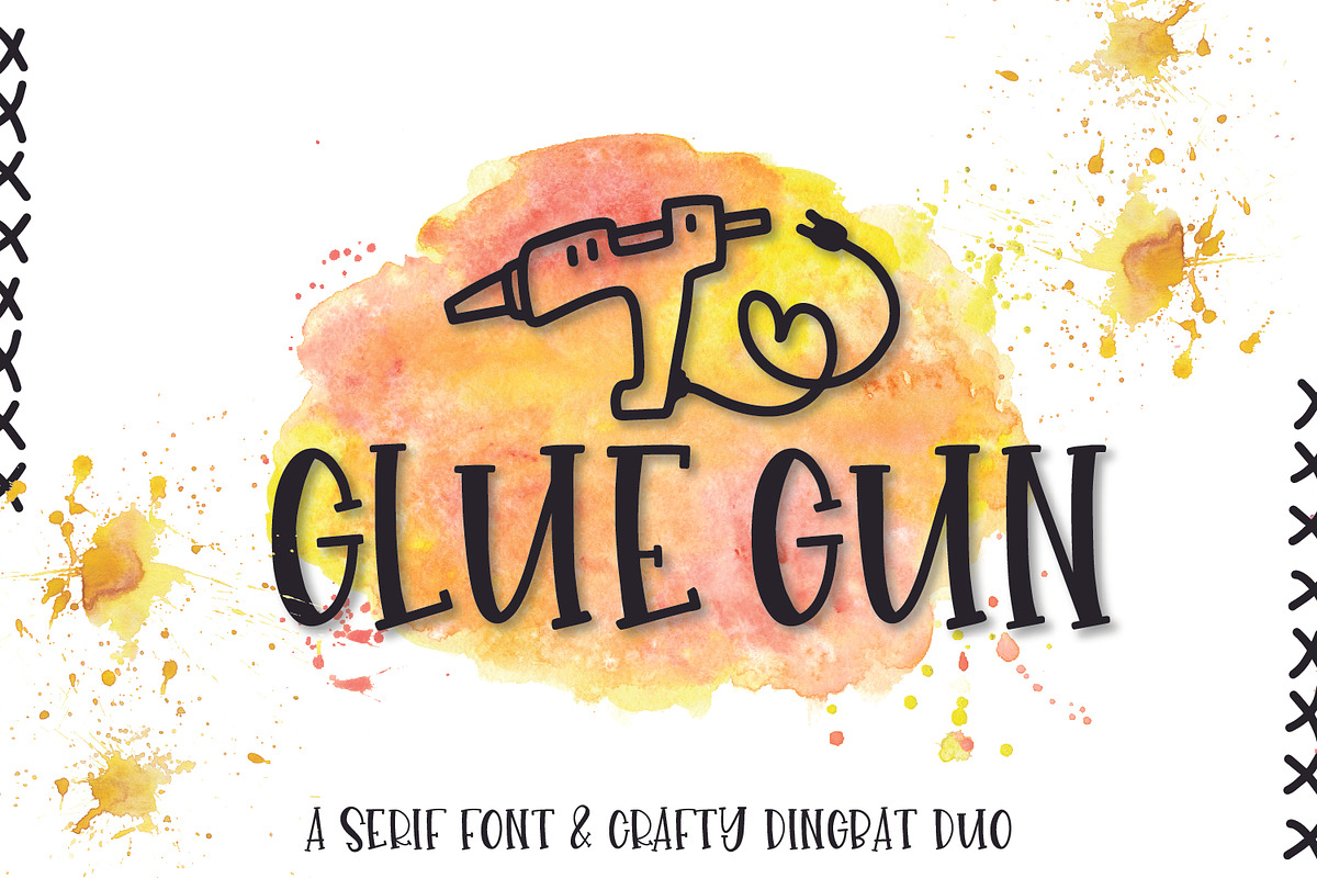 Glue Gun - A Font & Dingbat Duo in Symbol Fonts - product preview 8